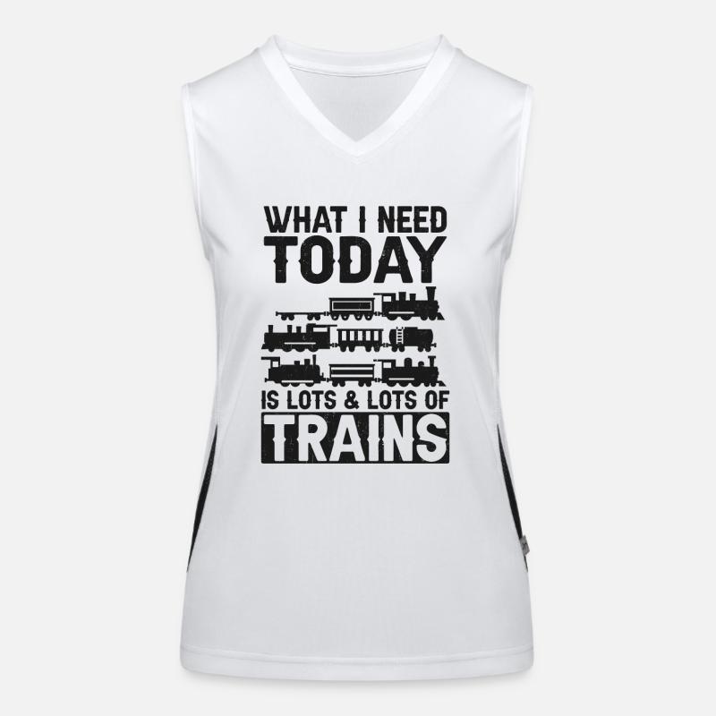 Steam Train Driver Trainspotting Women's Functional Contrast Tank Top