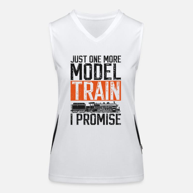 Steam Train Driver Trainspotting Women's Functional Contrast Tank Top