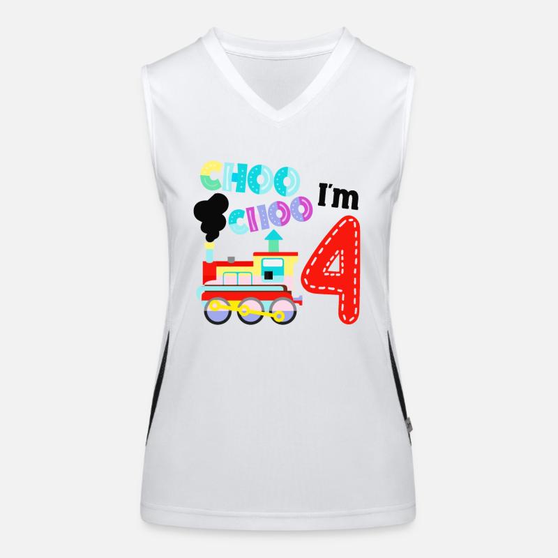 Steam Train Driver Trainspotting Women's Functional Contrast Tank Top