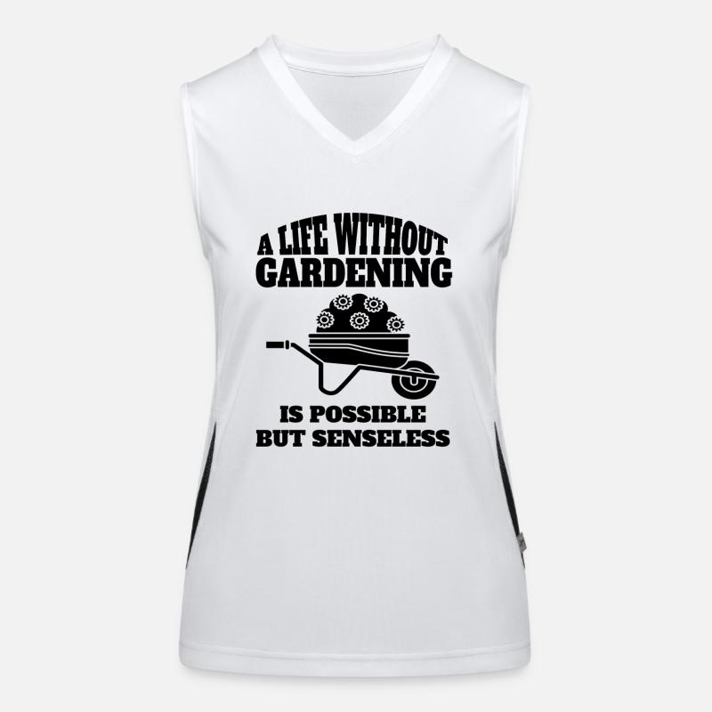 Garten Geschenk Obstgarten Gärtner Hobbygärtner Funktionelles Kontrast-Tank Top für Frauen