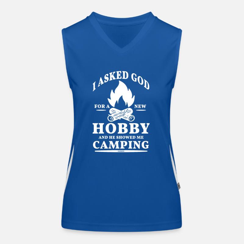 Camping Débardeur respirant contrasté Femme
