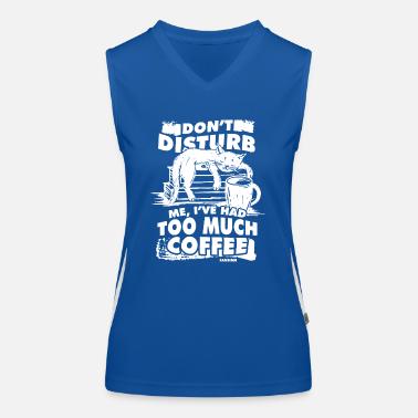 Caffè Top sportivo da donna in contrasto cromatico