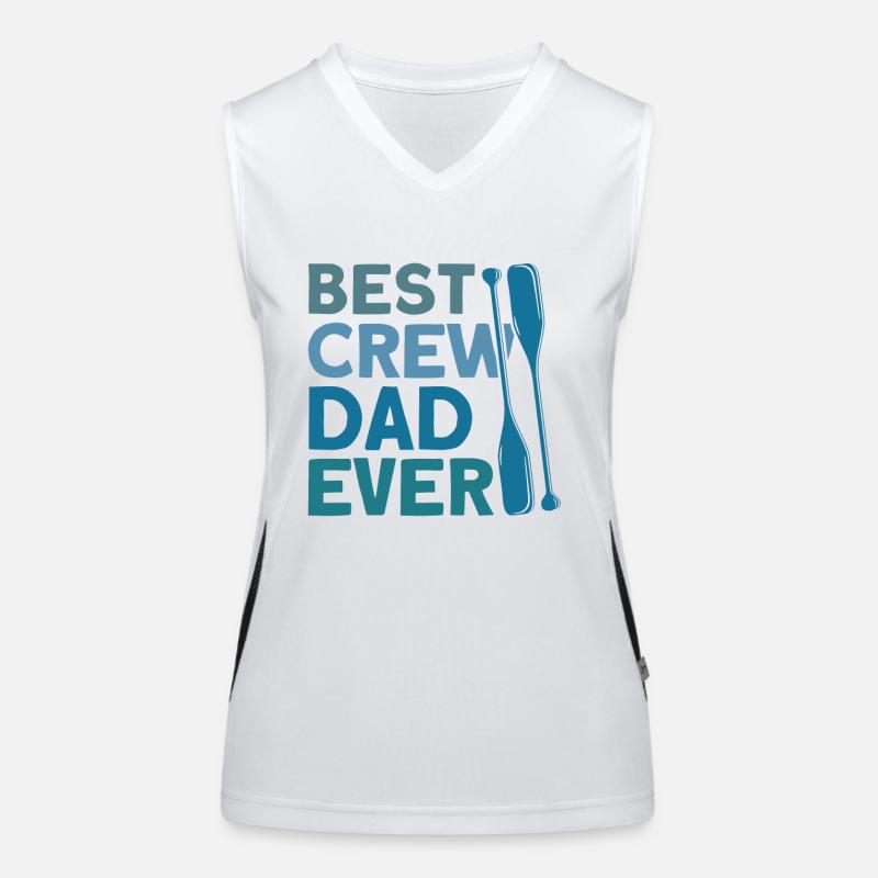 Ruderer Mannschaft Rudern Rudermannschaft Geschenk Funktionelles Kontrast-Tank Top für Frauen