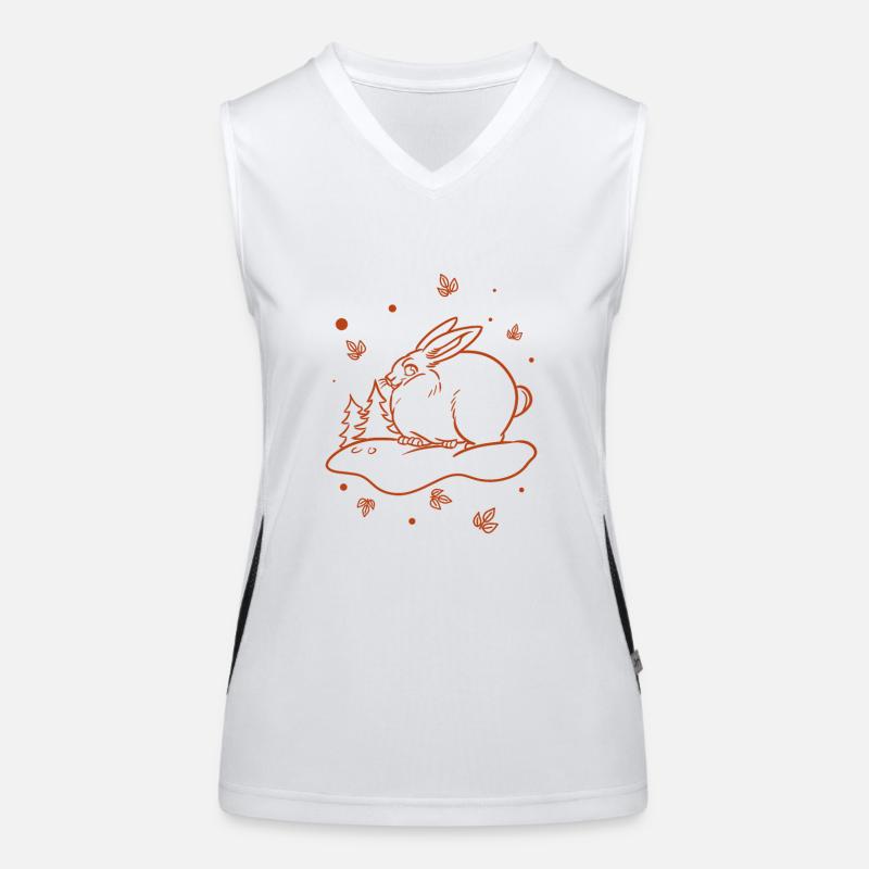 Hare - Rabbit - Nature Women's Functional Contrast Tank Top