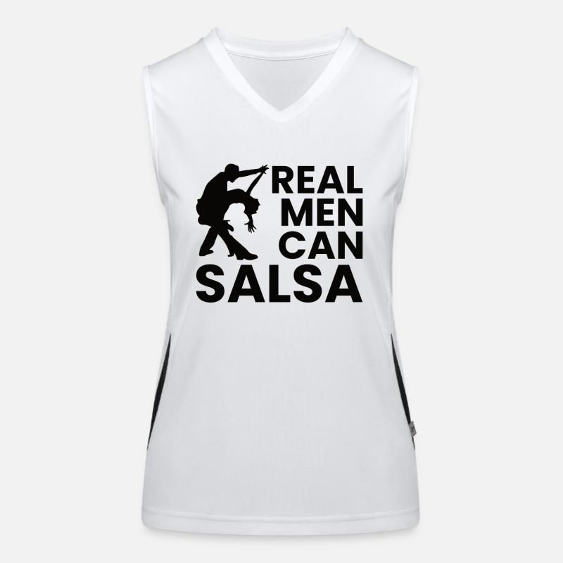 Salsa Music Salsa Dance Women's Functional Contrast Tank Top