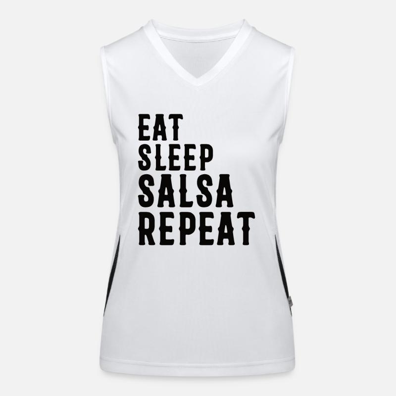 Salsa Music Salsa Dance Women's Functional Contrast Tank Top