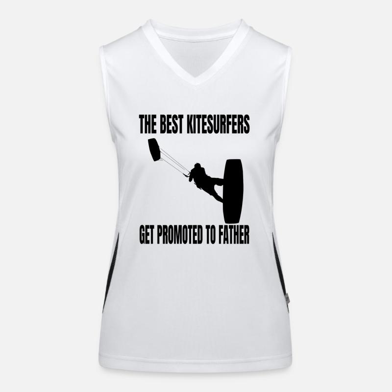 Kitesurfer Geschenk Windsurfing Surfen Windsurfer Funktionelles Kontrast-Tank Top für Frauen