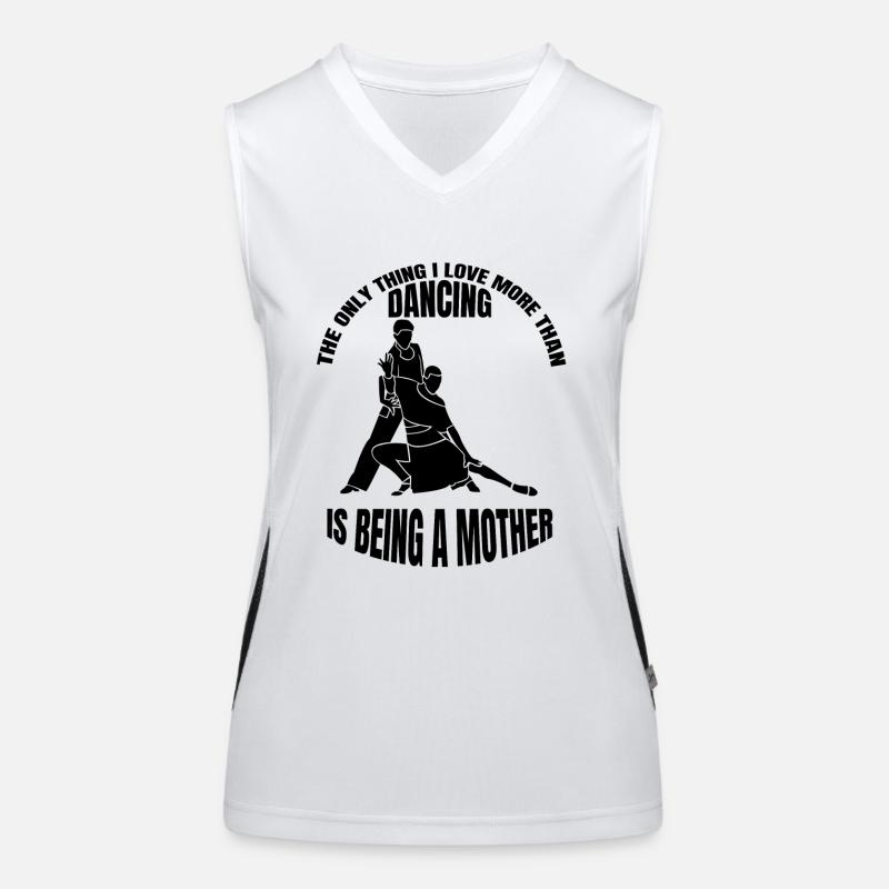 Danse Cadeau Dancesport Sport Mère Danseuse Débardeur respirant contrasté Femme