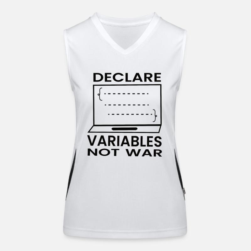 Software Developer Programmer Gift Women's Functional Contrast Tank Top