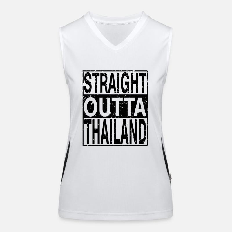 Thaïlande Straight outta Thaïlande Débardeur respirant contrasté Femme