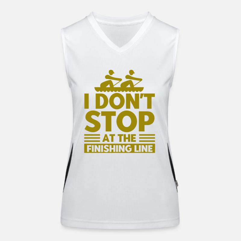 Rowers Rowing Team Rowing Gift Women's Functional Contrast Tank Top