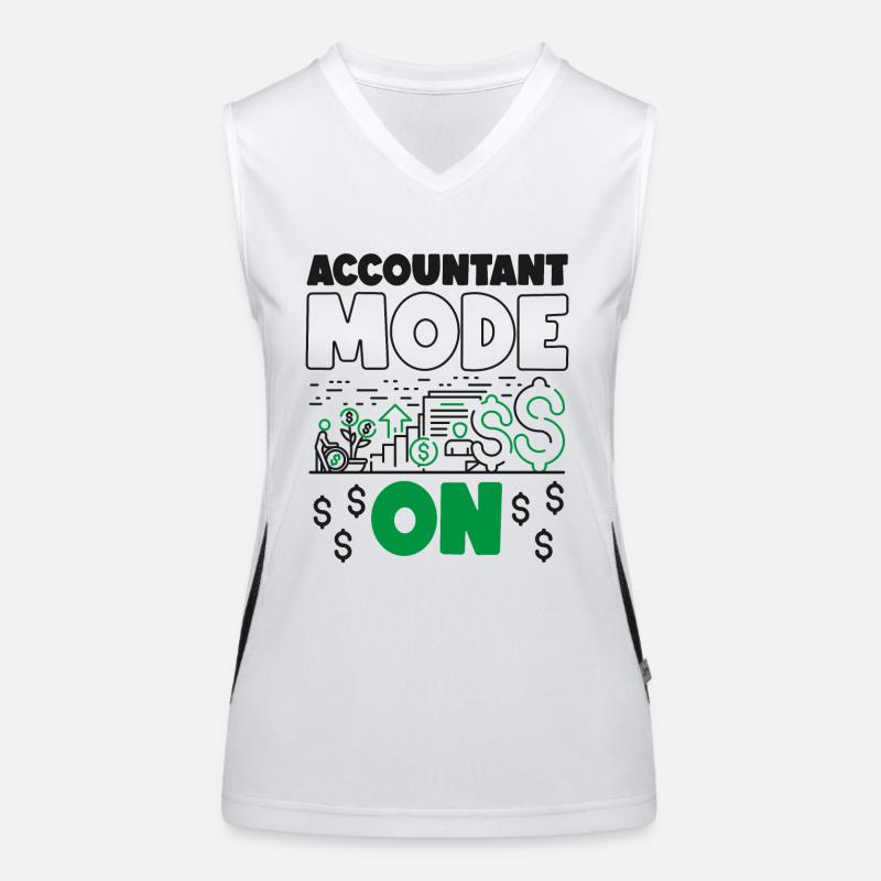 Comptable Comptable Comptable Débardeur respirant contrasté Femme