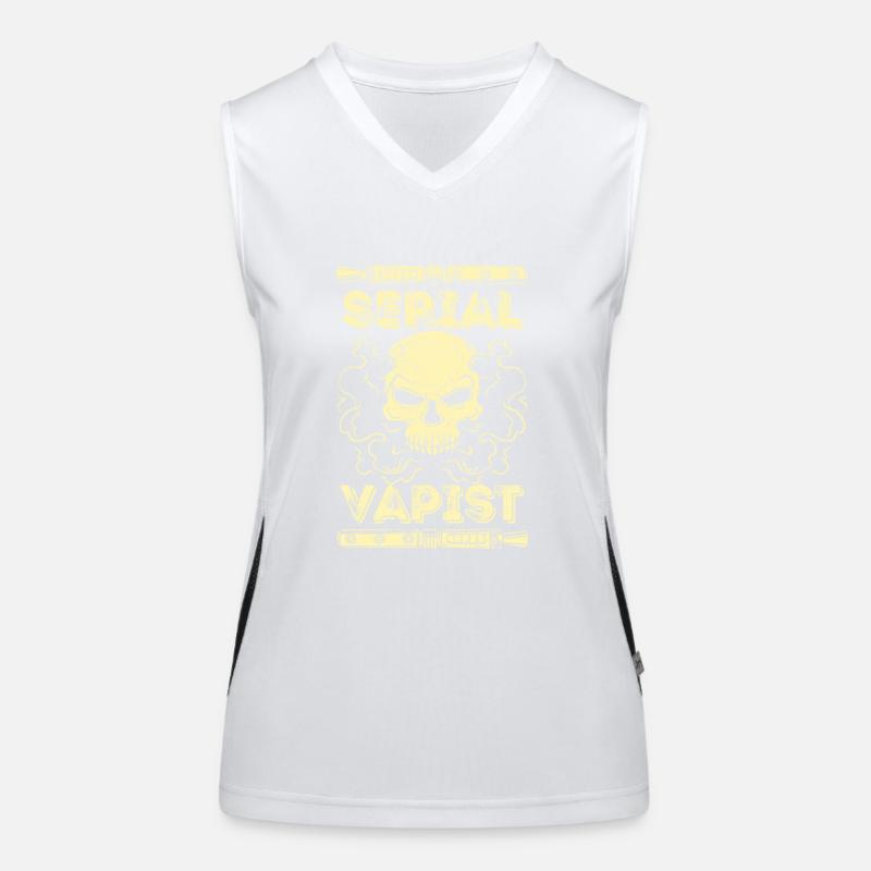 Vaping Serial Vapist E-zigarette Funktionelles Kontrast-Tank Top für Frauen