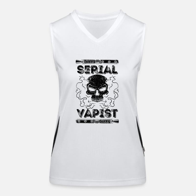 Vaping Serial Vapist E-zigarette Funktionelles Kontrast-Tank Top für Frauen