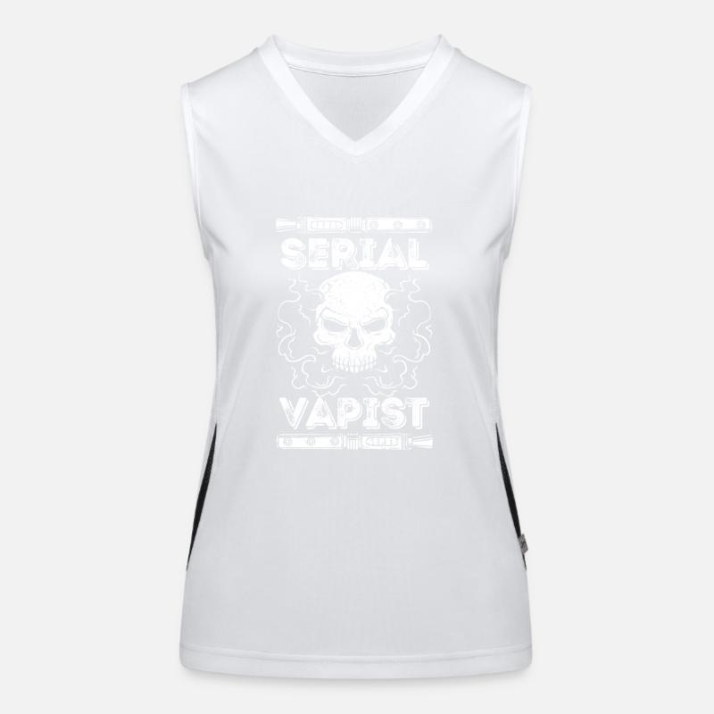 Vaping Serial Vapist E-zigarette Funktionelles Kontrast-Tank Top für Frauen