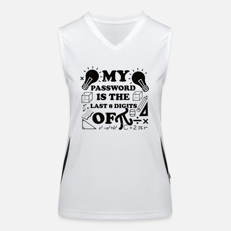 Math teacher Mathematical formula Geometry teacher Women's Functional Contrast Tank Top