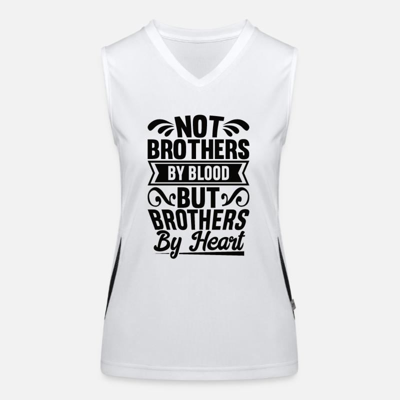Bruderherz Beste Freunde Bruder Geschenkidee Funktionelles Kontrast-Tank Top für Frauen