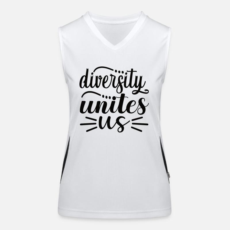 androgynous bisexual gender gay trans binary Women's Functional Contrast Tank Top