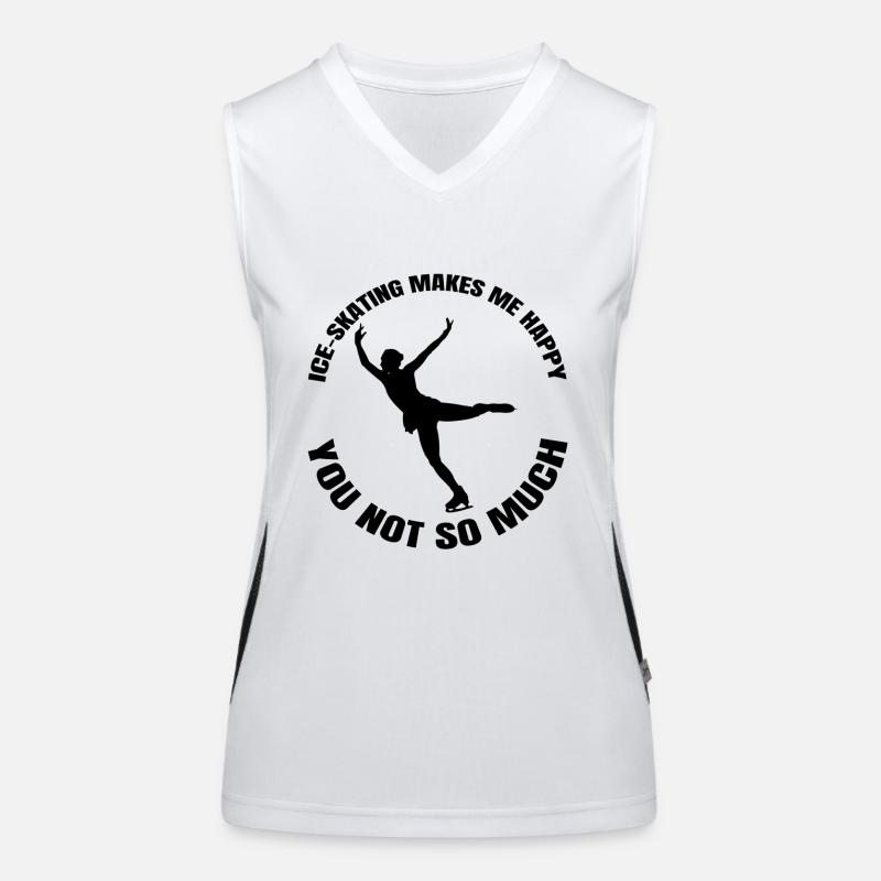 Figure skating Ice skating Figure skating Women's Functional Contrast Tank Top