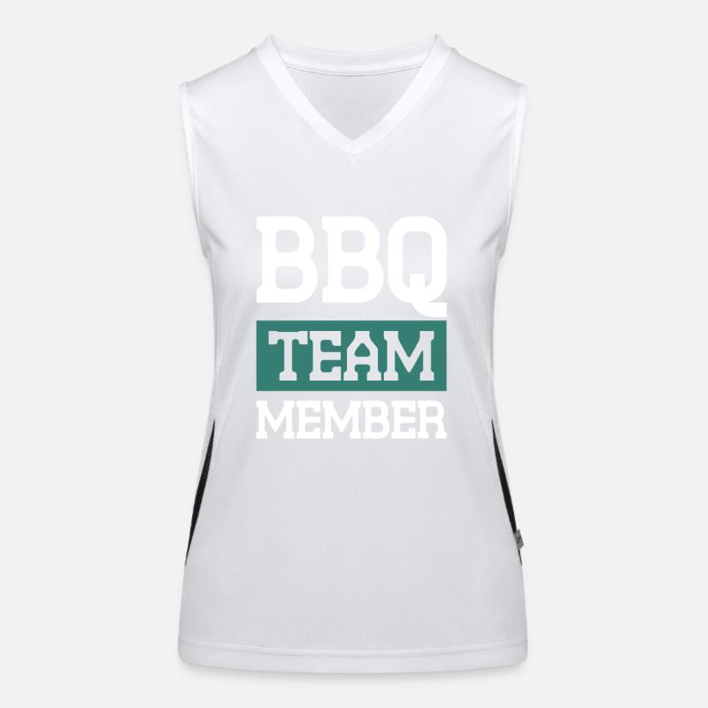 Équipe Bbq Débardeur respirant contrasté Femme