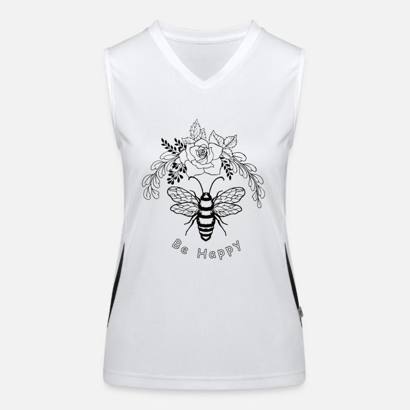 Abeille Débardeur respirant contrasté Femme