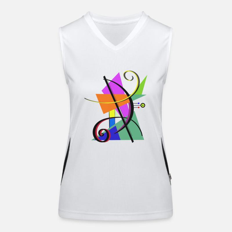 Modern art Women's Functional Contrast Tank Top