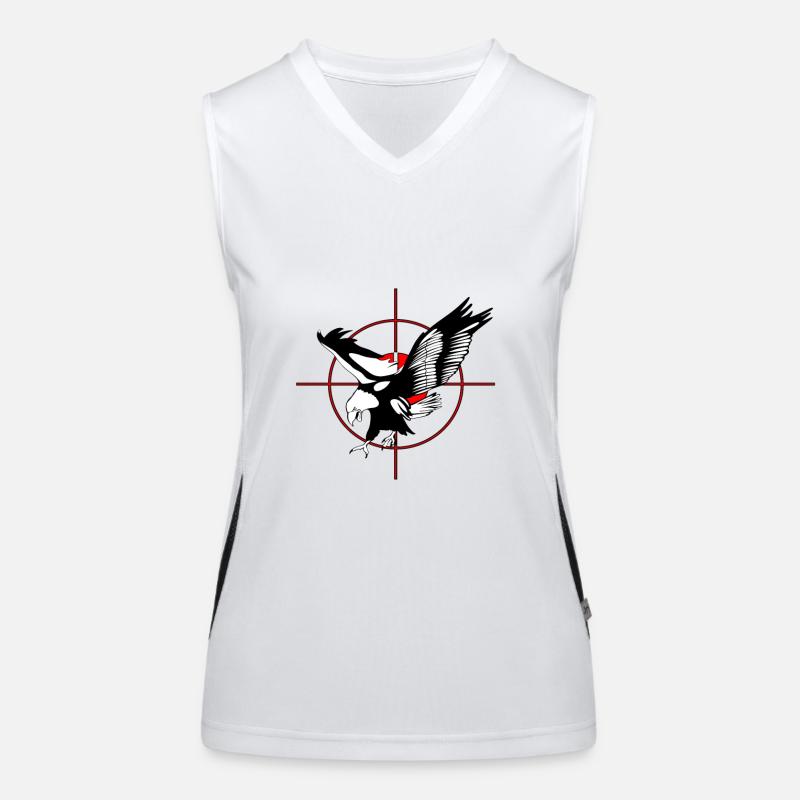Adler Jagd Funktionelles Kontrast-Tank Top für Frauen