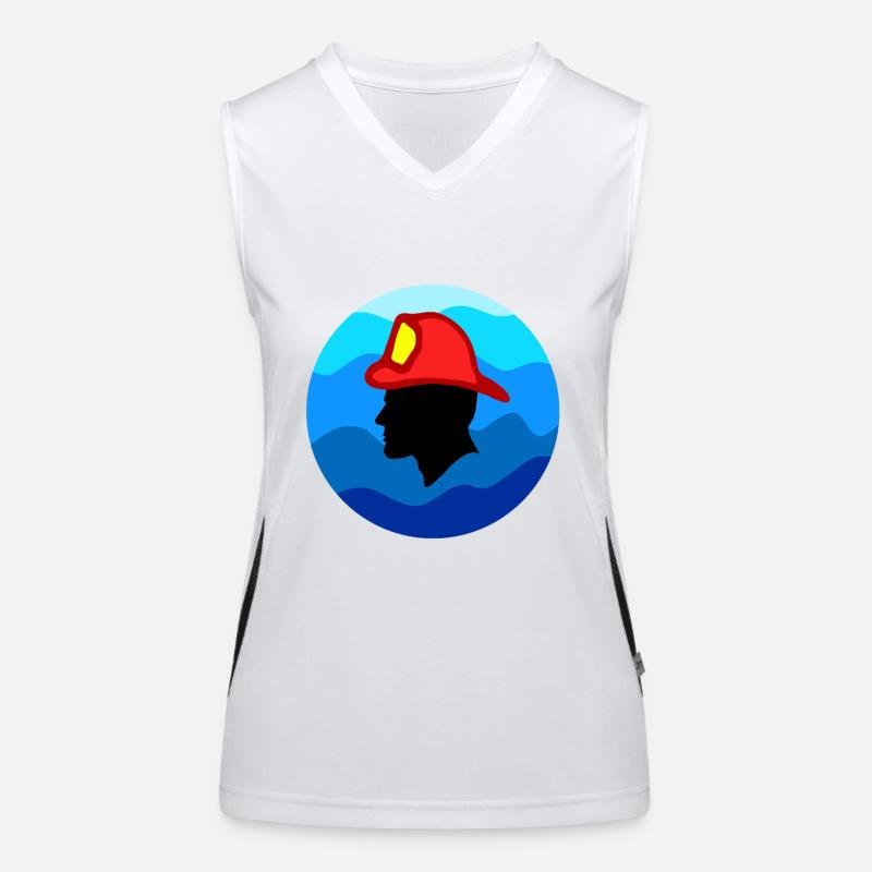 Fireman Women's Functional Contrast Tank Top
