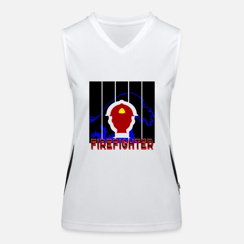 Fireman Women's Functional Contrast Tank Top