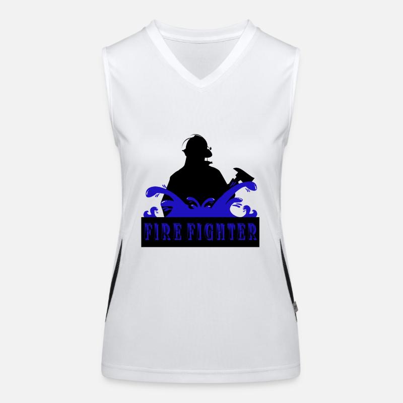 Fireman Women's Functional Contrast Tank Top