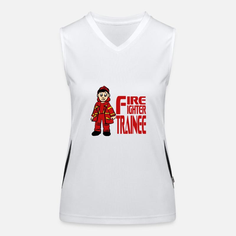 Pompier Débardeur respirant contrasté Femme