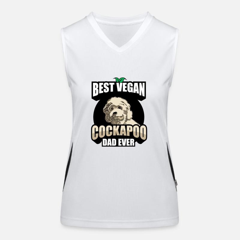 Cockapoo Papa | Dog breed Dogs Dog Gift Idea Women's Functional Contrast Tank Top