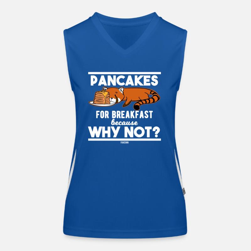 Pancakes for breakfast Women's Functional Contrast Tank Top