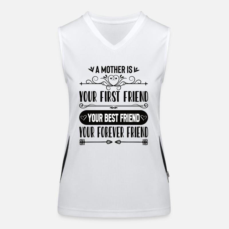 Beste Mama Überhaupt Muttertag Mutter Geschenk Funktionelles Kontrast-Tank Top für Frauen