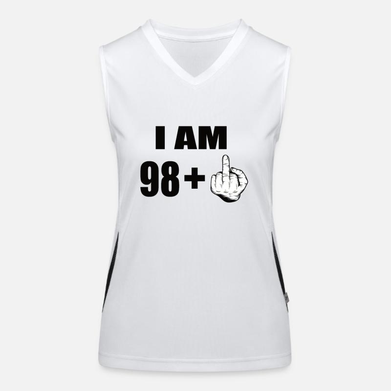 99th birthday Women's Functional Contrast Tank Top