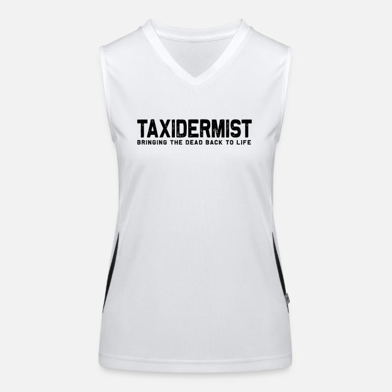 Animal assembly Hunting trophy Stuffing animals Women's Functional Contrast Tank Top
