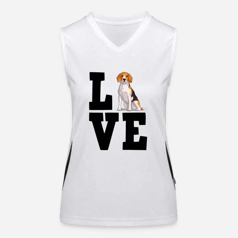 Beagle Débardeur respirant contrasté Femme