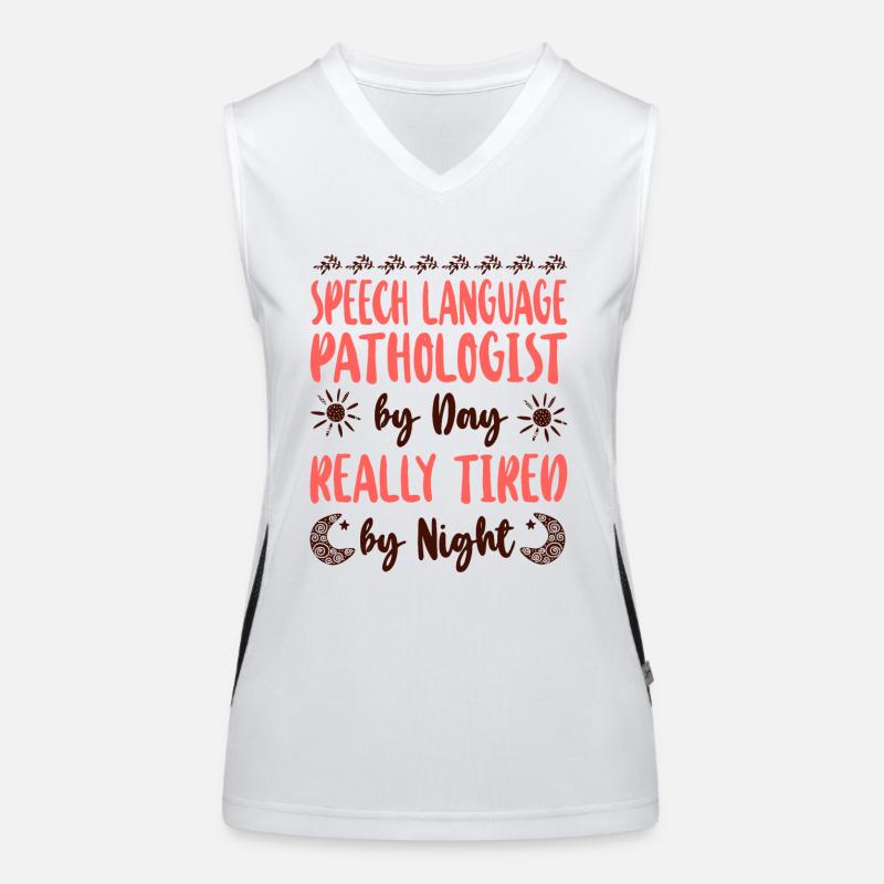 Speech Therapist Therapy Assistant Funktionelles Kontrast-Tank Top für Frauen