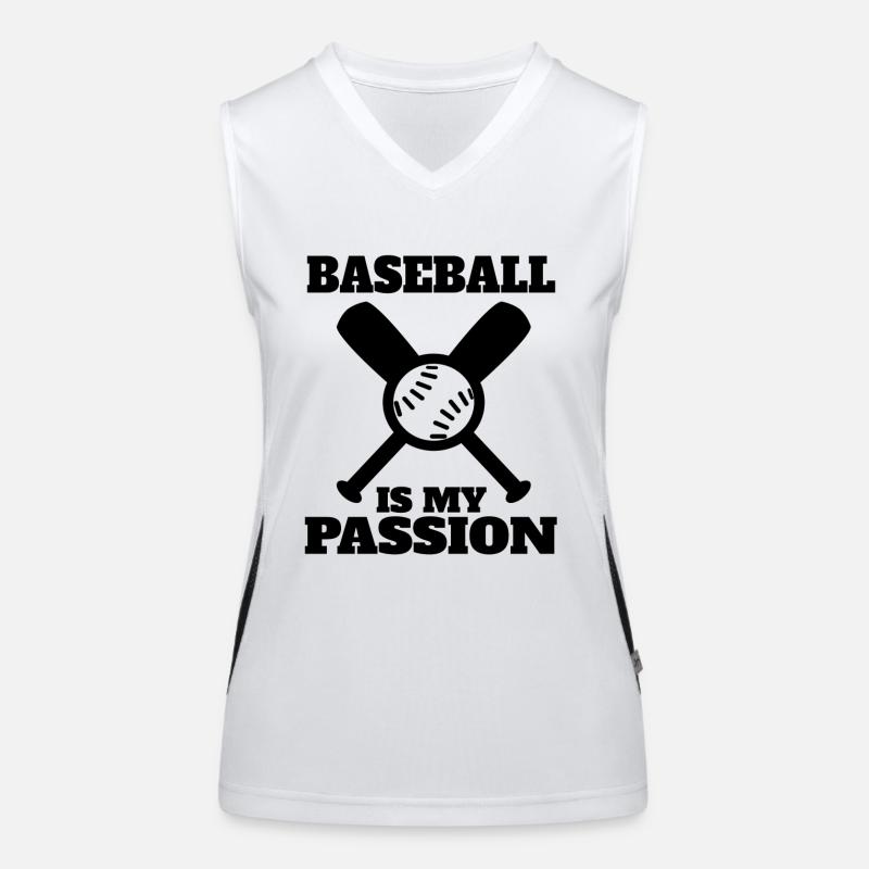 Baseball Baseball Game Gift Baseball Lovers Women's Functional Contrast Tank Top