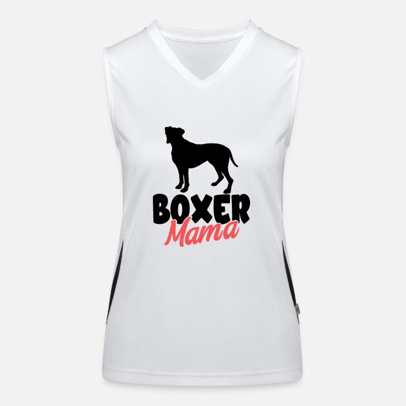 German boxer Women's Functional Contrast Tank Top
