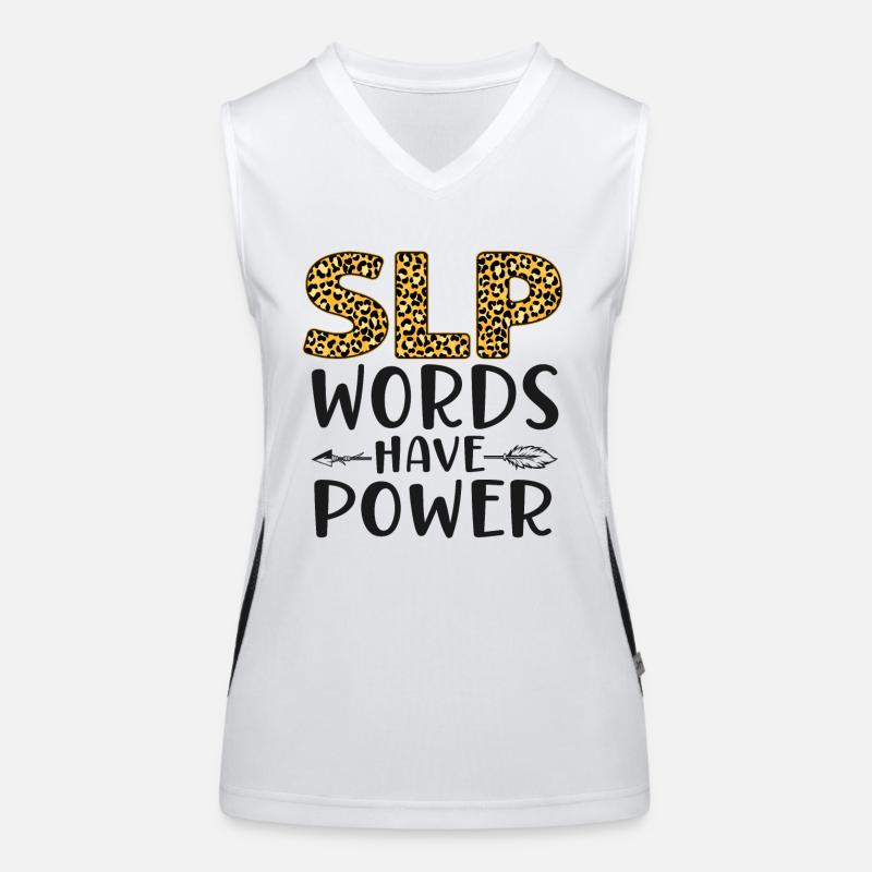 Speech Therapist Therapy Assistant Funktionelles Kontrast-Tank Top für Frauen