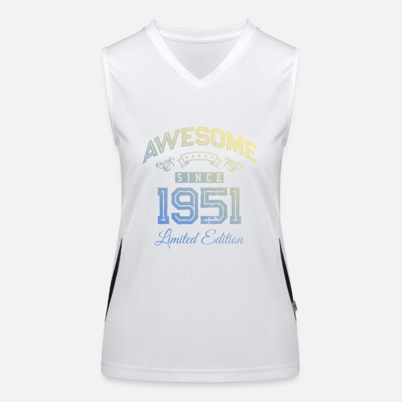 Awesome Since (1951) Women's Functional Contrast Tank Top