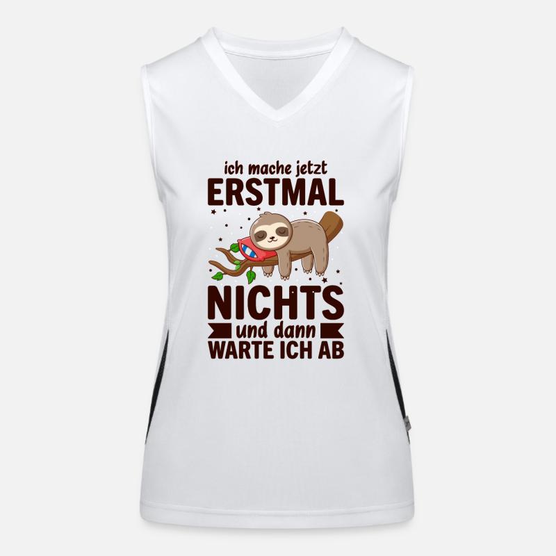 Ich Mach Jetzt Erstmal Nichts Funktionelles Kontrast-Tank Top für Frauen