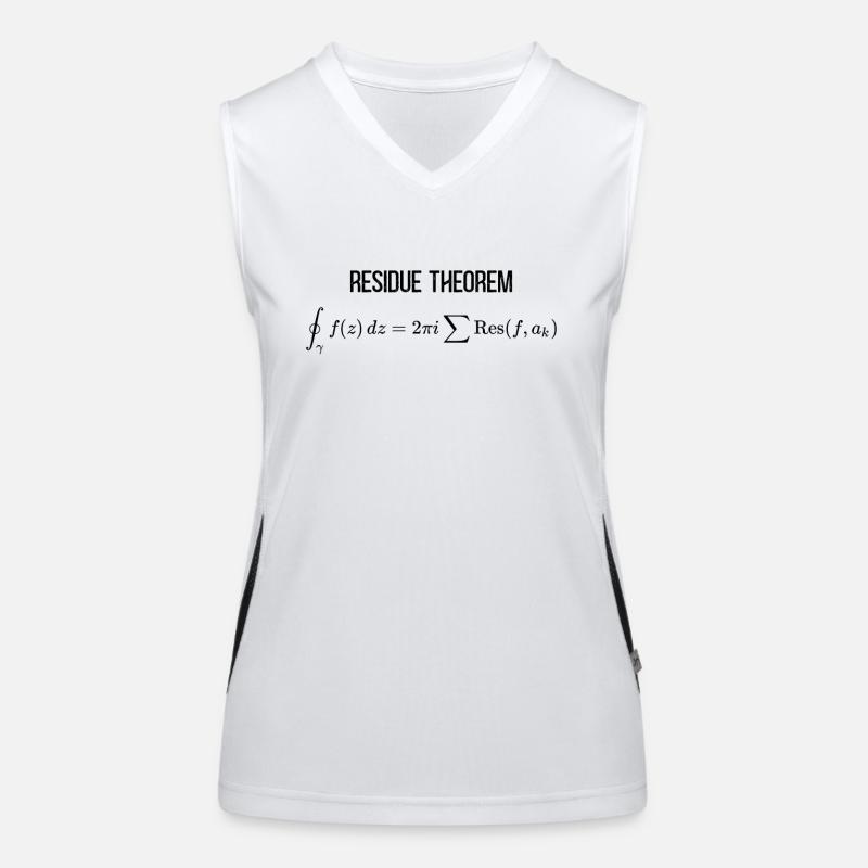 Théorème des résidus Analyse mathématique complexe Débardeur respirant contrasté Femme