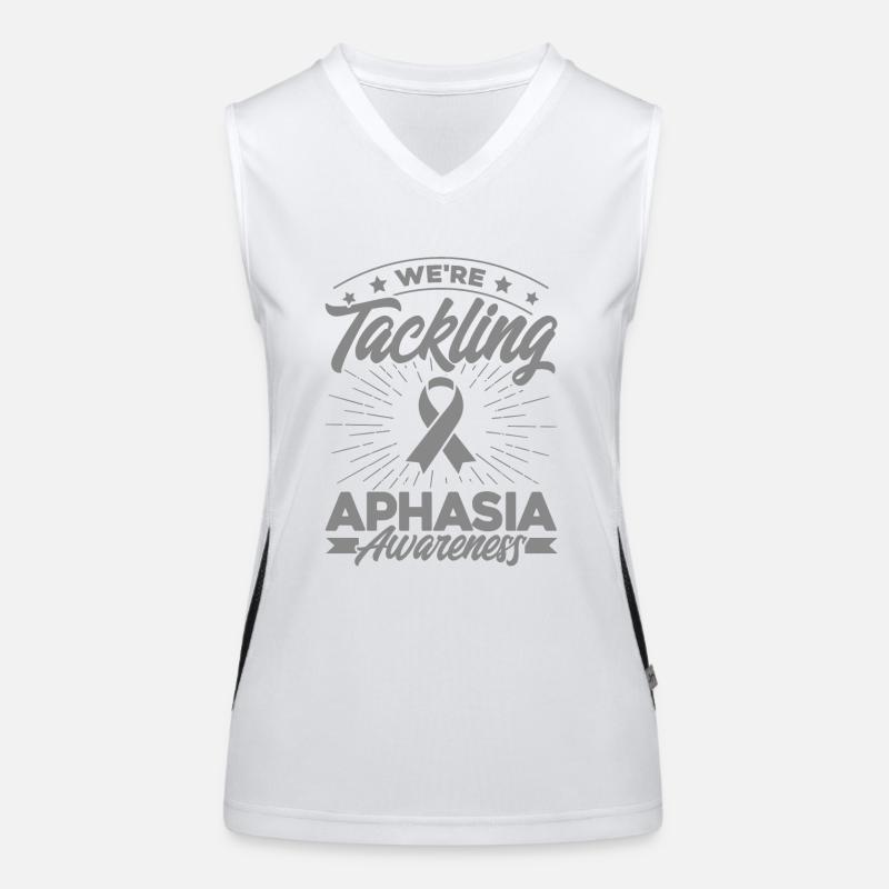 Grey Loop Aphasia Support Aphasia Overl Débardeur respirant contrasté Femme