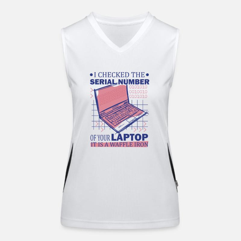 Funny Computer Science IT Support Women's Functional Contrast Tank Top