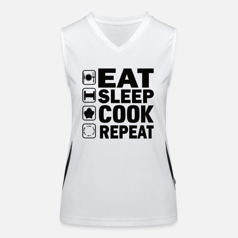 Chef Profession Gastronomy Cooking Chef's Hat Women's Functional Contrast Tank Top