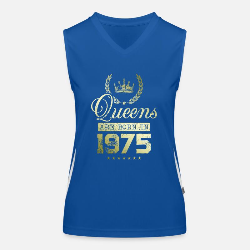 Queens born in 1975 Women's Functional Contrast Tank Top