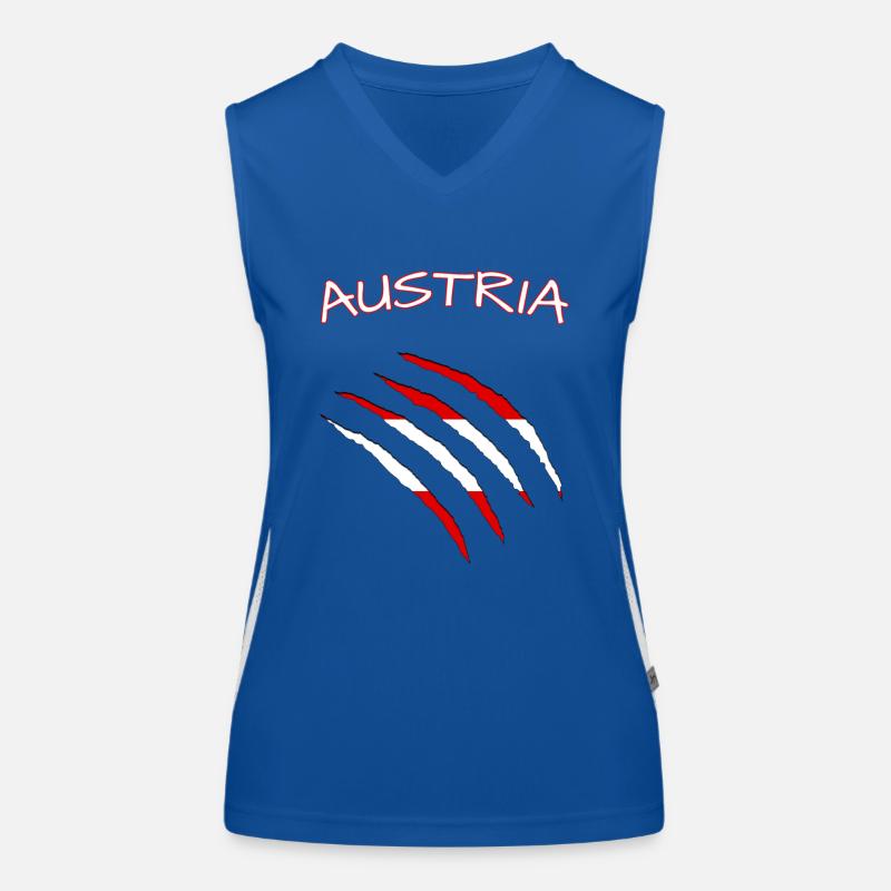 Austria Risse Funktionelles Kontrast-Tank Top für Frauen