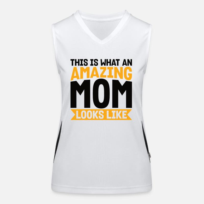 Beste Mama Überhaupt Muttertag Mutter Geschenk Funktionelles Kontrast-Tank Top für Frauen